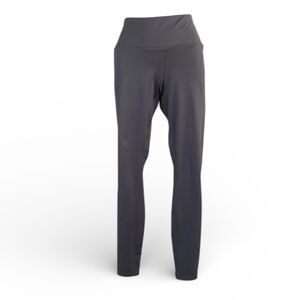 Under Armour leggings Women M, grey hi waist, performance, 2 thigh pockets EUC